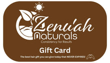  Zenu'ah Naturals e-Gift Card